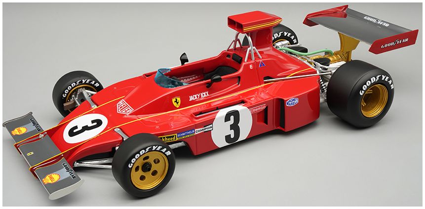Available To Order – Ferrari 312B3-73 1973 Italy GP #3 Jacky Ickx 1:18 (TEC 18411B)
