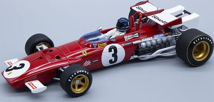 Available To Order – Ferrari 312B 1970 Winner GP Mexico #3 Jacky Ickx w/Driver Figure 1:18 (TEC 1864D)