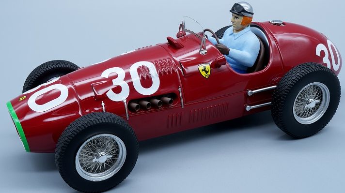 Available To Order – Ferrari 500 F2 Winner GP Swiss 1952 #30 Piero Taruffi w/Driver Figure 1:18 (TEC 1866C)