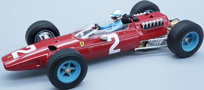Available To Order – Ferrari 512 F1 GP Zandvoort 1965 #2 John Surtees w/Driver Figure 1:18 (TEC 1898C)