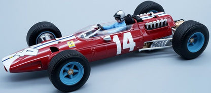 Available To Order – Ferrari 512 F1 GP USA Team NART 1965 #14 Pedro Rodriguez w/Driver Figure 1:18 (TEC 1898D)