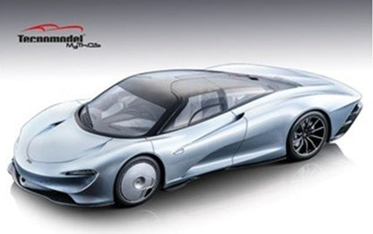 Available to Order – McLaren Speedtail Geneva Autoshow 2019 (Showcase + Carbon Fibre Bottom Plate) 1:18 (TEC 18EX08A)