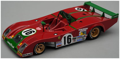 Available To Order – Ferrari 312 PB Le Mans 1973 #16 Arturo Merzario/Carlos Pace 1:43 (TEC 4304B)