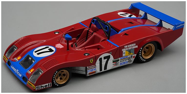 Available To Order – Ferrari 312 PB Le Mans 1973 #17 Tim Schenken/Carlos Reutemann 1:43 (TEC 4304C)