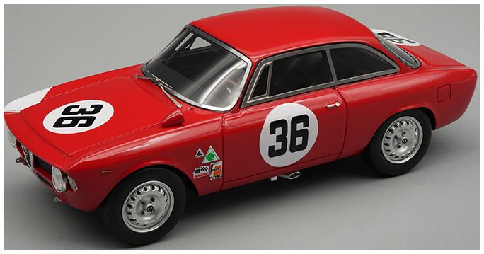 Alfa Romeo Giulia 1600 Sprint GTA 1966 Sebring #36 J.Rindt 1:43 Tecnomodels Mythos Model