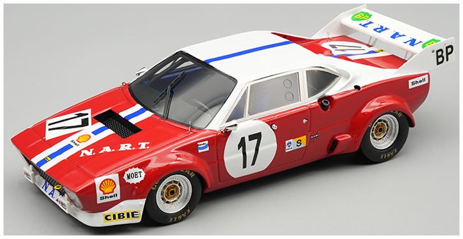 Available To Order – Ferrari 308 GTB4 LM 24hrs Le Mans 1975 #17 Gagliardi/Cluxton 1:43 Tecnomodels Mythos Model (TEC 4330B)