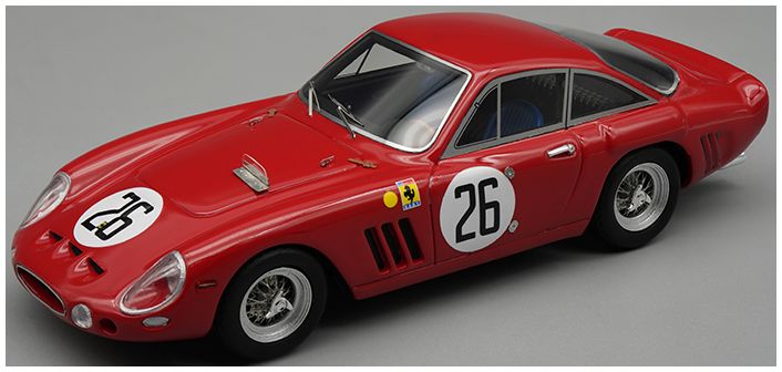 Available To Order – Ferrari GTO LMB N.A.R.T. Le Mans 24h 1963 #26 Masten Gregory/David Piper 1:43 Tecnomodels Mythos Model (TEC 4349G)