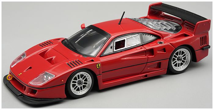 Ferrari F40 LM 1996 Press Version Red w/Enkei Silver Wheels 1:43 Tecnomodels Mythos Model