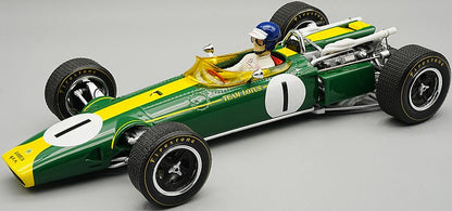 Available To Order – Lotus 43 BRM H16 F1 Team Winner GP USA Watkins Glen 1966 #1 Jim Clark w/Driver 1:18 Tecnomodels Mythos Model (TEC D18188A)