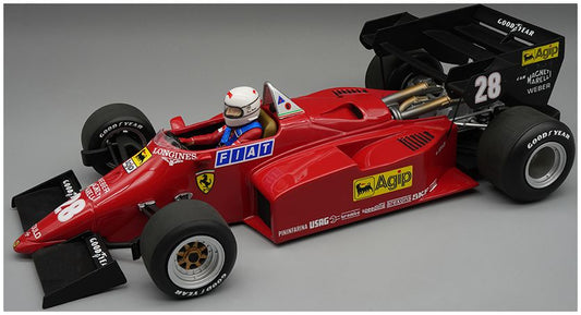 Available To Order – Ferrari 126 C4-M2 1984 European GP #28 R. Arnoux w/Driver Figure 1:18 Tecnomodels Mythos Model (TEC D18316A)