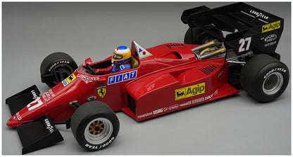 Available To Order – Ferrari 126 C4-M2 1984 European GP #27 2nd M. Alboreto w/Driver Figure 1:18 Tecnomodels Mythos Model (TEC D18316B)