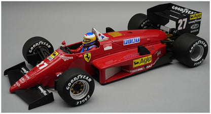 Available To Order – Ferrari 156-85 F1 Winner Canada GP 1985 #27 Michele Alboreto (w/Driver) 1:18 Tecnomodels Mythos Model (TEC D18322B)