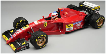 Available To Order – Ferrari 412T2 1995 Japan GP #27 Jean Alesi w/Driver w/Rain Tyres 1:18 Tecnomodels Mythos Model (TEC D18333A)