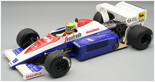 Toleman TG 184 1984 British GP #19 Ayrton Senna w/Driver 1:18 Tecnomodels Mythos Model