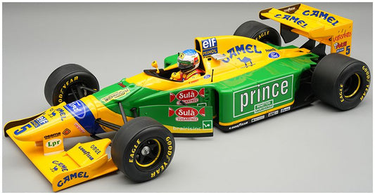 Benetton B193B 1993 Hungarian GP #5 Michael Schumacher w/Driver 1:18 Tecnomodels Mythos Model