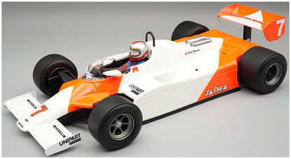 Available To Order – McLaren MP4/1B 1982 Monaco GP #7 John Watson w/Driver 1:18 Tecnomodels Mythos Model (TEC D18466D)