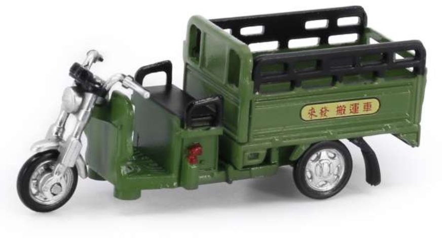 Available to Order – Taiwan Delivery Electric Tricycle Green 1:64 (TNY 64025)