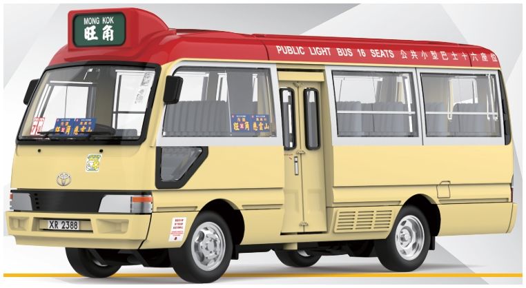 Available to Order – Toyota Coaster Red Mini Bus (XR2388) 1:76 (TNY 66298)