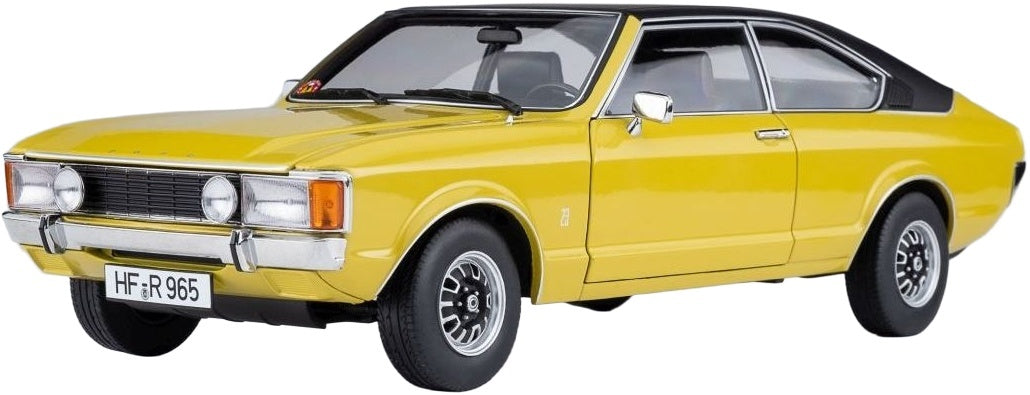 Available to Order – Ford Granada Consul Coupe GT 2.3 - Daytona Yellow/Black Roof Ltd ed. of 552 1:18 (TOU 18080005)