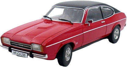 Available To Order – Ford Capri II Ghia 3.0 (1974 - 1977) Spanish Red w/Vinyl Top Black - 948pcs Lim 1:18 (TOU 18081201)