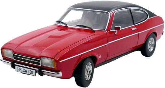 Available To Order – Ford Capri II Ghia 3.0 (1974 - 1977) Spanish Red w/Vinyl Top Black - 948pcs Lim 1:18 (TOU 18081201)