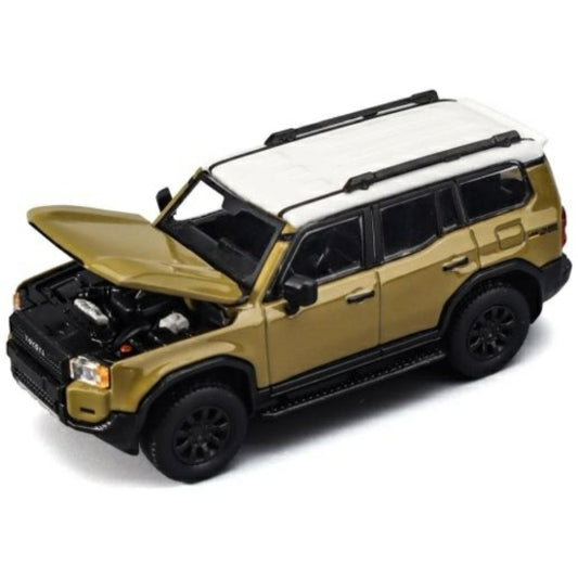 Toyota Land Cruiser 250 Gold TRE241079-A 1:64 Trends Hobby Diecast Model