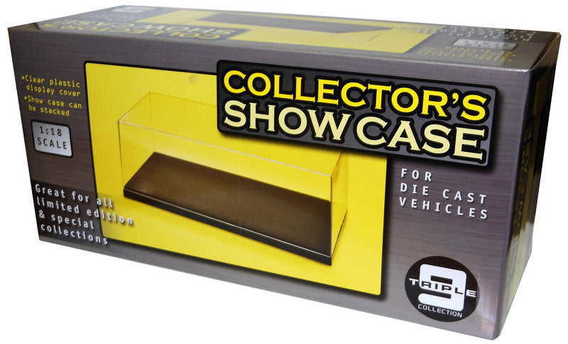Available To Order – Display Case 1:18 (L320 x H115 x W160mm) 1:18 Triple 9 Model (TRN 18000)