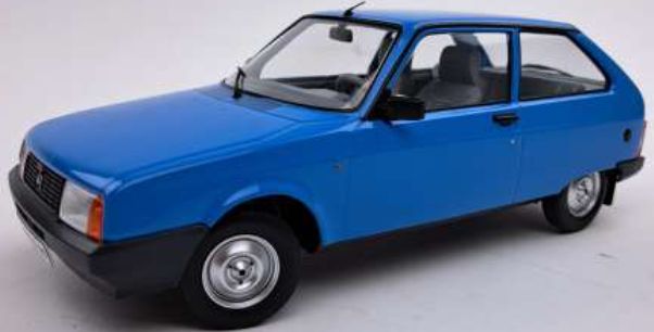 Available to Order – Oltcit Club 1990 Blue w/Grey Interior 1:18 (TRN 1800333)