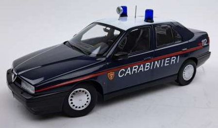 Available To Order – Alfa Romeo 155 Carabinieri Dark Blue/White 1:18 (TRN 1800385)
