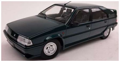 Available To Order – Citroen BX Gti 1990 Green Metallic w/Black Interior 1:18 (TRN 1800465)