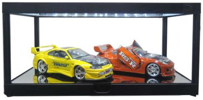 Available To Order – Display Case 1:18 w/LED Black (L)36cm x (D)17.7cm x (H)17.5cm 1:18 (TRN 187710K)