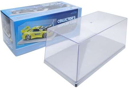Available To Order – Display Case 1:24 - Individually boxed Silver Base 27cm x 12.5w x 11.2h 1:24 (TRN 249907S)