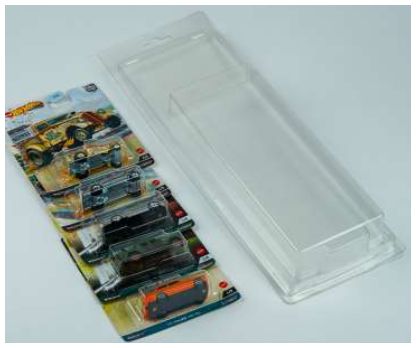 Blister Protector (x10) Size B L: 34.8cm W: 11cm H: 4cm 1:64 Triple 9 Model