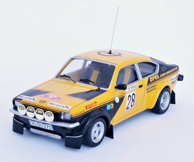 Available To Order – Opel Kadett GT/E #28 Monte Carlo Rally 1976 Anders Kullang/Claes-Goran Andersson 1:43 (TRO DSN07)