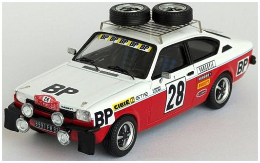 Available To Order – Opel Kadett GT/E 16th Monte Carlo Rally 1977 Henri Greder/'Celigny' 1:43 (TRO DSN239)