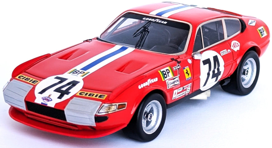 365 GTB 4 6th 24h Le Mans 1972 Sam Posey Tony Adamowicz 1:43 Trofeu Model