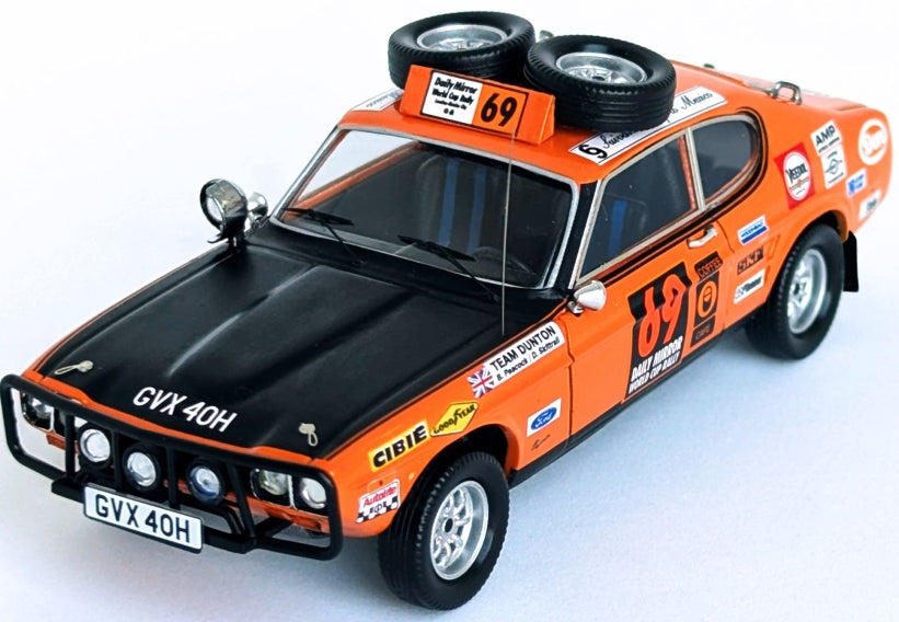 Ford Capri 2300 World Cup Rally London Mexico 1970 Brian Peacock/David Skitrall 1:43 Trofeu Model