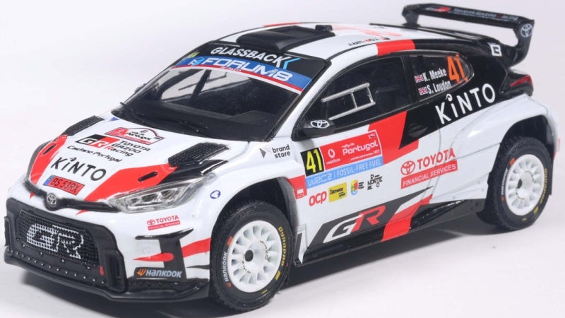 Toyota Yaris Rally2 Kris Meeke/Stuart Loudon Rally de Portugal 2025 1:43 Trofeu Model