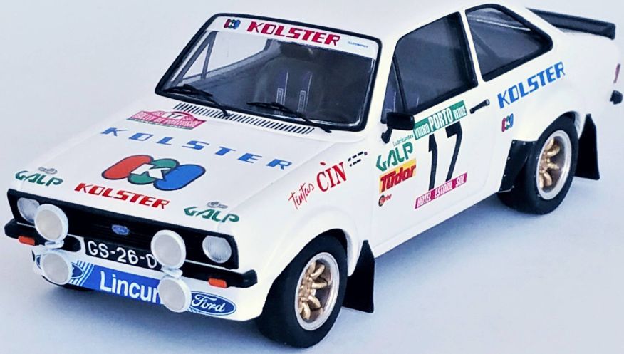 Available To Order – Ford Escort Mk2 Rally of Portugal 1983 Jose Pedro Borges/Rui Bevilacqua 1:43 (TRO RRAL124)