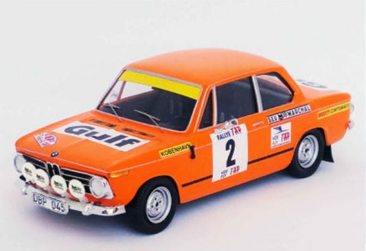 Available To Order – BMW 2002 ti TAP Rally 1972 Leif Asterhag Claes Bilstam 1:43 (TRO RRAL97)