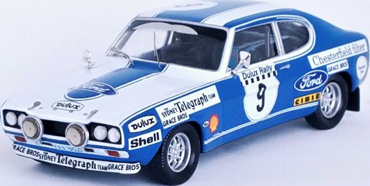 Available To Order – Ford Capri 2600 RS Dulux Rally 1972 David McKay/Garry Connelly 1:43 (TRO RRAU03)
