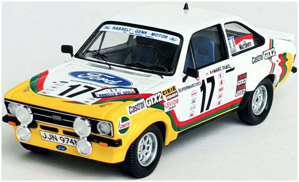 Available To Order – Ford Escort Mk2 Boucles de Spa 1979 Marc Duez/Fredy Franssen 1:43 (TRO RRBE057)