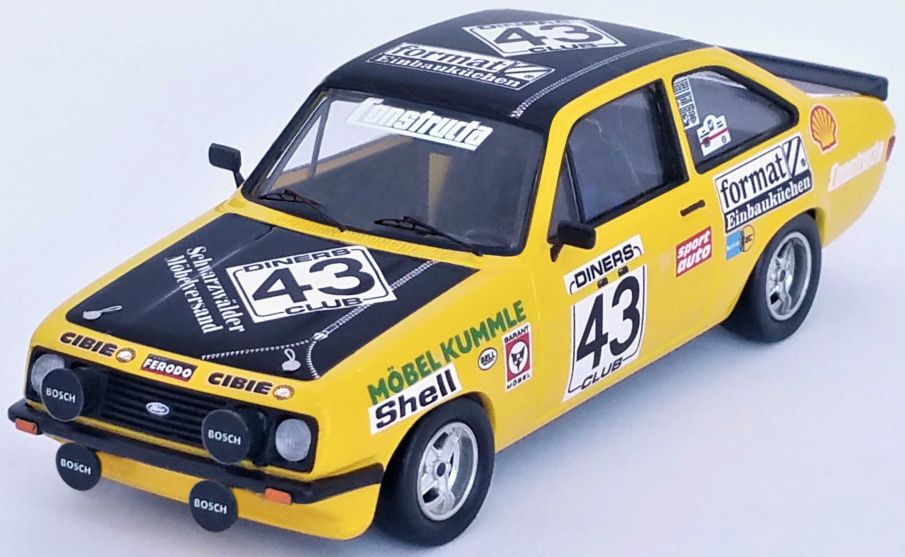 Available To Order – Ford Escort Mk2 RS2000 1st in Class 24H Spa 1980 H.Kummle/K.Mauer/M.Ketterer 1:43 (TRO RRBE38)