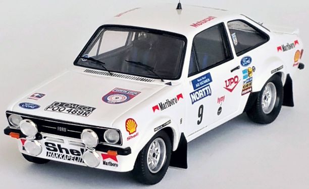 Available To Order – Ford Escort Mk2 1000 Lakes Rally 1976 Ari Vatanen/Atso Aho 1:43 (TRO RRFI028)