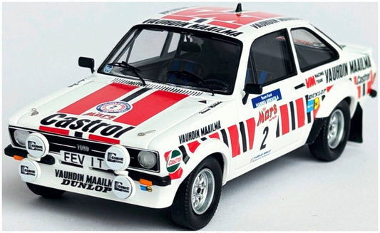 Available To Order – Ford Escort Mk2 1000 Lakes Rally 1979 Hannu Mikkola/Arne Hertz 1:43 (TRO RRFI036)