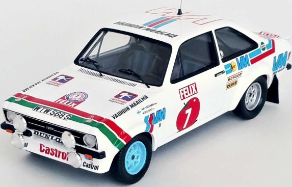 Available To Order – Ford Escort Mk2 #7 Rally of 1000 Lakes 1978 Ari Vatanen/Atso Aho 1:43 (TRO RRFI19)