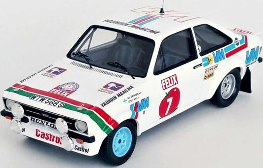 Available To Order – Ford Escort Mk2 #7 Rally of 1000 Lakes 1978 Ari Vatanen/Atso Aho 1:43 (TRO RRFI19)