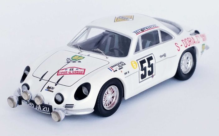 Available To Order – Alpine-Renaut A110 6th Tour de Corse 1969 Jean-Pierre Manzagol/Jean-Pierre Oliva 1:43 (TRO RRFR30)