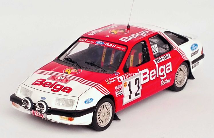 Available To Order – Ford Sierra XR4x4 Monte Carlo Rally 1987 Robert Droogmans/Ronny Joosten 1:43 (TRO RRFR32)
