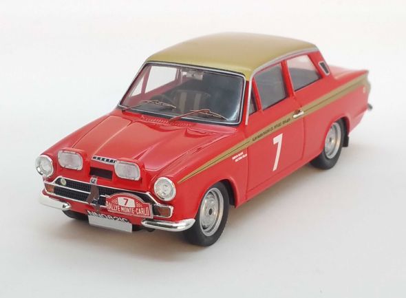 Available To Order – Ford Lotus Cortina Monte Carlo 1966 #7 Peter Roderick Procter/David Mabbs 1:43 (TRO RRFR36)